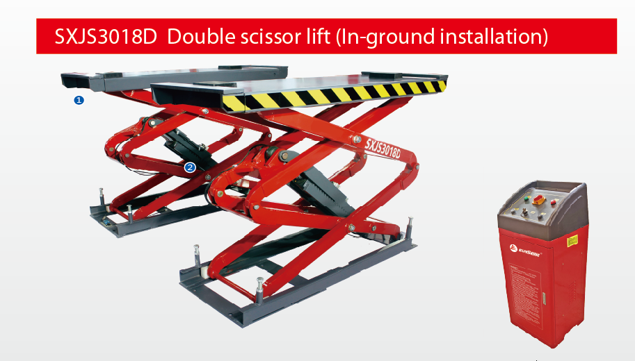 SXJS3018D Double Scissor Lift (In-ground Installation)