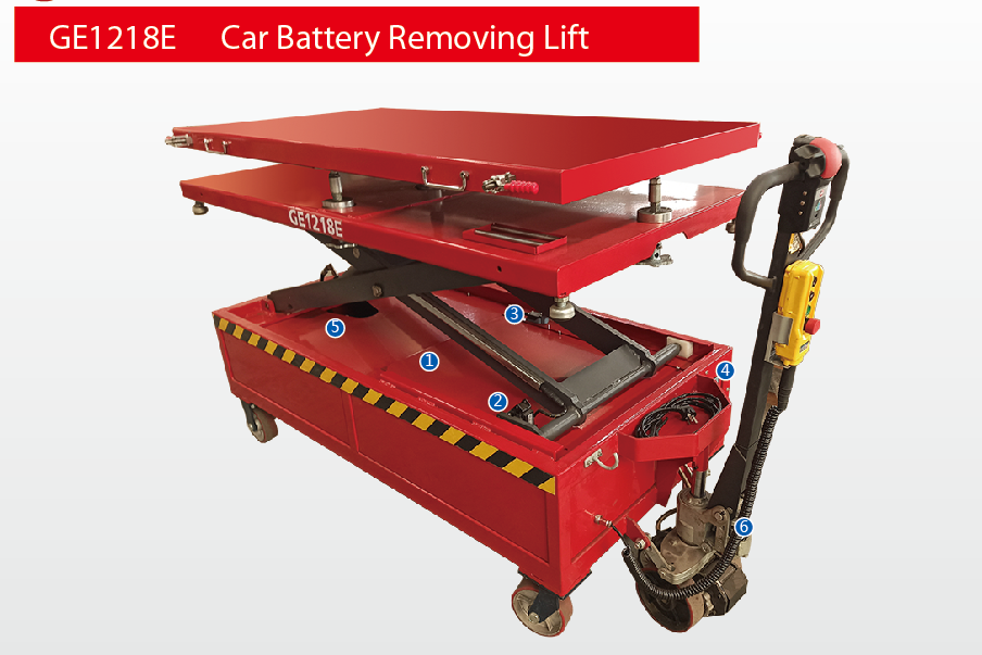 Car Battery Removing Lift