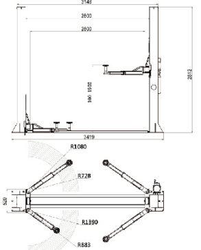 Ultra-thin Alignment scissor lift